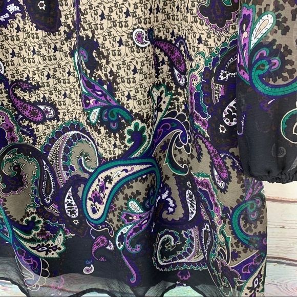 EUC As U Wish Boho Long Sleeve Dress CUTE!! - Picture 8 of 10